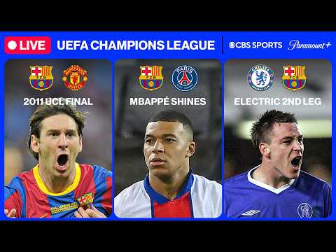UEFA Champions League 24/7 ⭐ | Classic Matches: Barcelona | Tuesday 2/10 | CBS Sports Golazo