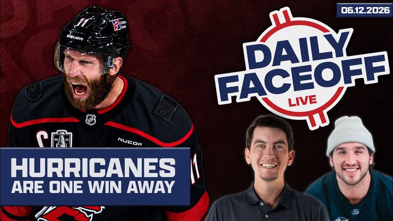 The Hurricanes Are One Win Away from the Stanley Cup | Daily Faceoff Live