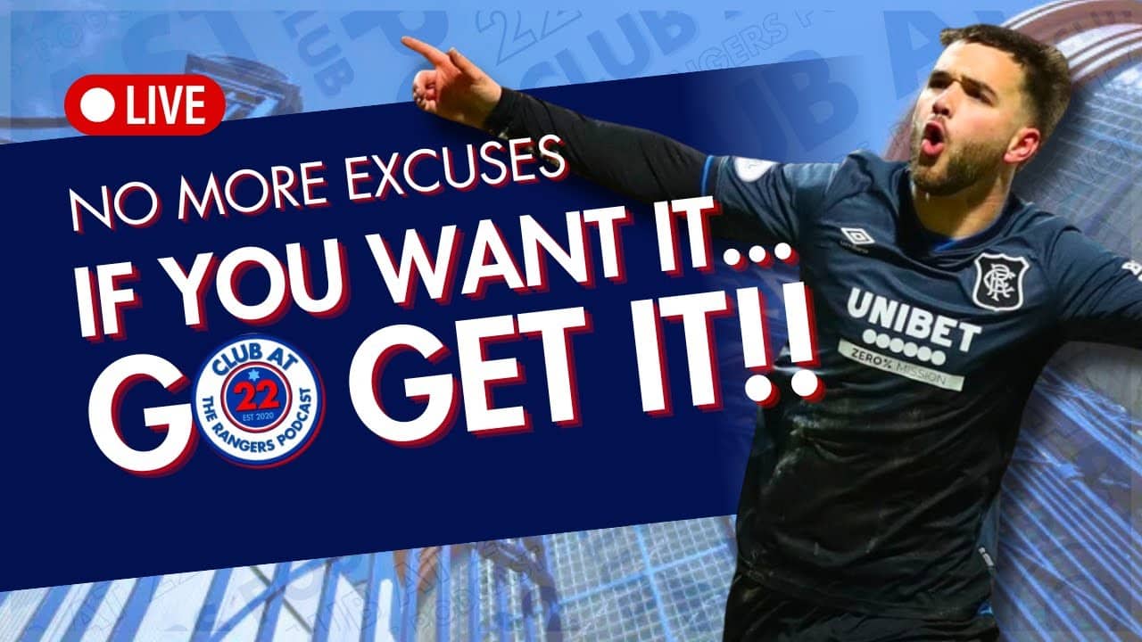 No More Excuses | If You Want It... GO GET IT | LIVE Fri 13th Feb at 8pm