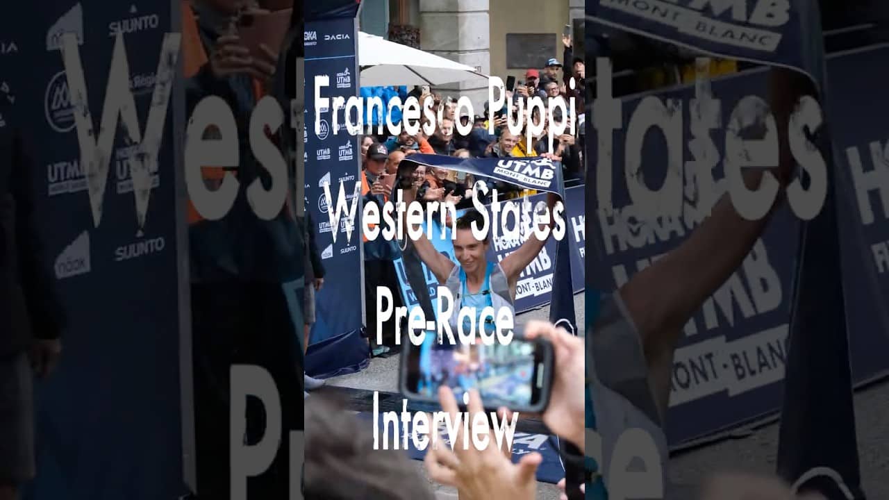 Francesco Puppi Western States Pre Race Interview