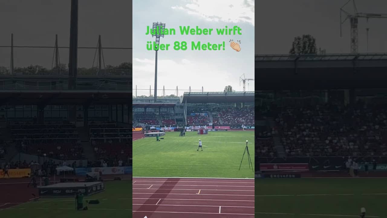 Julian #Weber mit über 88 Meter im #JavelinThrow bei #DieFinals in #Kassel!👏🏼🇩🇪 #athletics #LADM