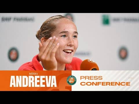 Mirra Andreeva | Round 4 Press Conference | Roland-Garros 2026