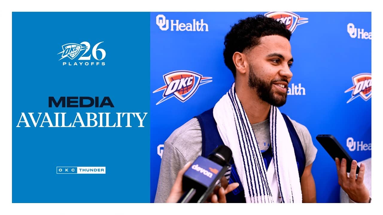 Practice Media Availability | Ajay Mitchell | NBA Playoffs | April 24, 2026