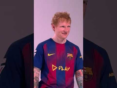 When the love song hits too hard… and so does the guitar 🎸 @Spotify @EdSheeran #fcbarcelona