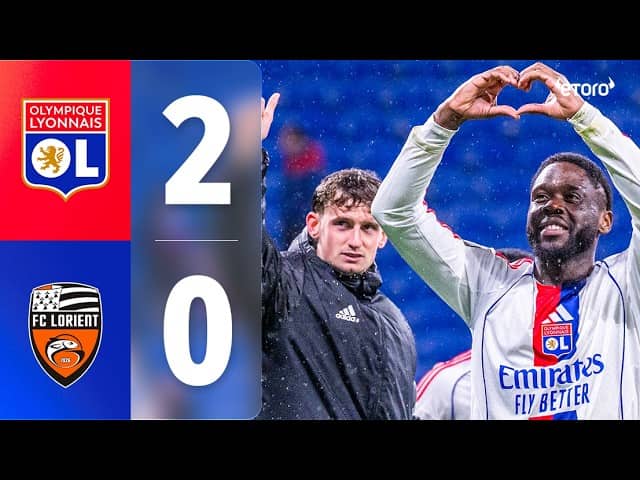 OL - FC Lorient : Les Lyonnais renouent avec la victoire (2-0)