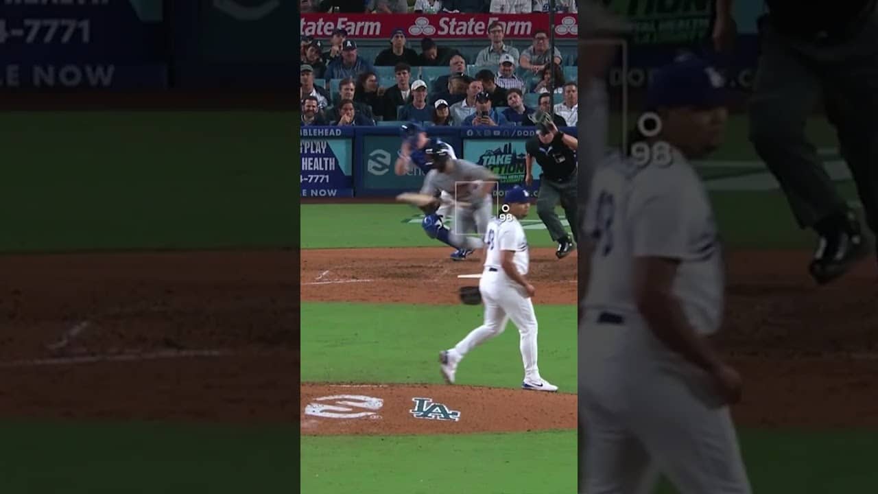 When Brusdar Graterol's mom watched her son pitch in person 🥹💙