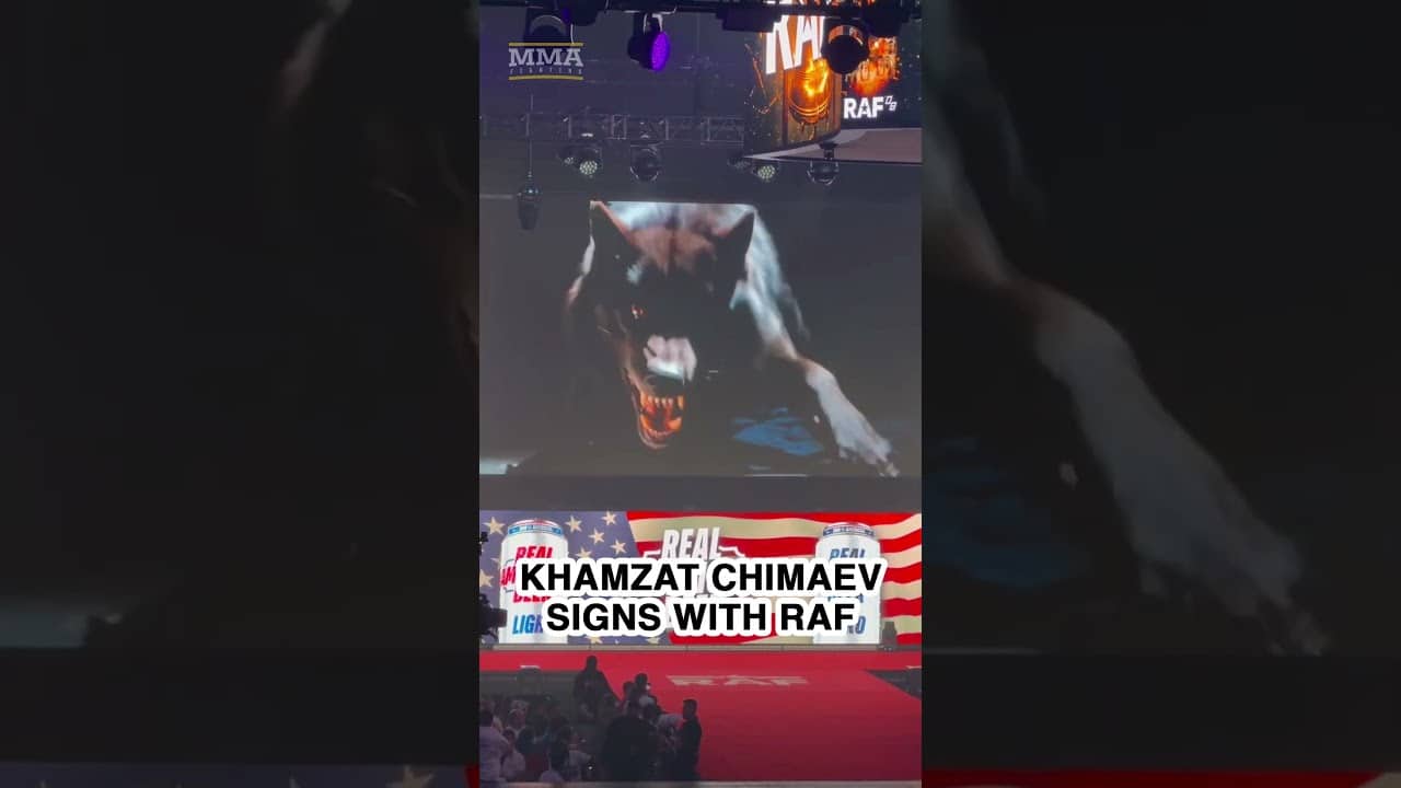 Khamzat Chimaev SIGNS with RAF | MMA Fighting