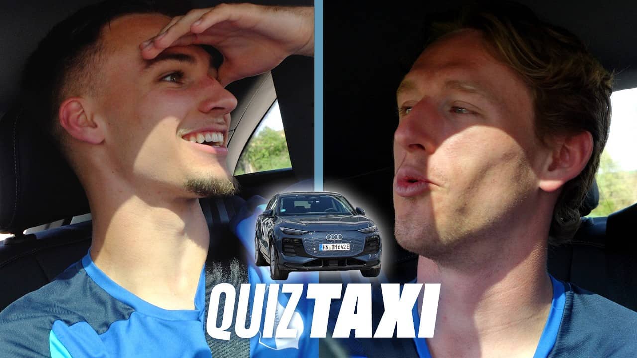 ER hat mit Ronaldo trainiert? 😳 | Quiz Taxi mit Tim und Wout 🚕