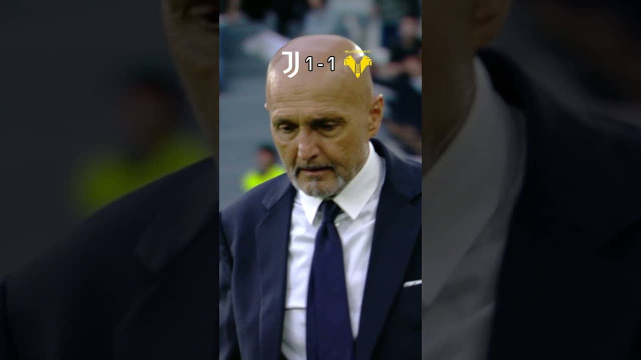 HIGHLIGHTS JUVENTUS-VERONA 1-1 | #goals #highlights #shorts