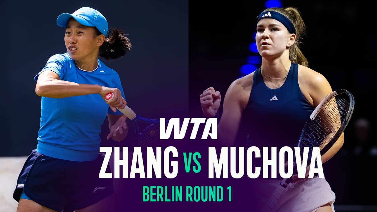 Shuai Zhang vs. Karolina Muchova | 2026 Berlin Round 1 | WTA Match Highlights