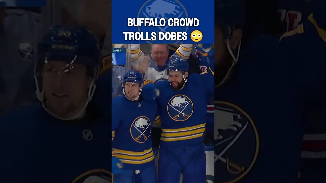 Sabres Fans Start the “DOBES” Chants 😭