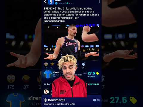 Nikola Vucevic traded to the Boston Celtics for Anfernee Simons and a second round pick! #nba #fyp