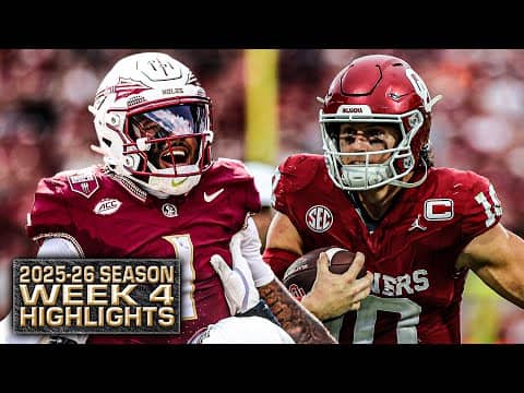 WEEK 4 HIGHLIGHTS from the 2025-26 college football season 🎥 | ESPN College Football