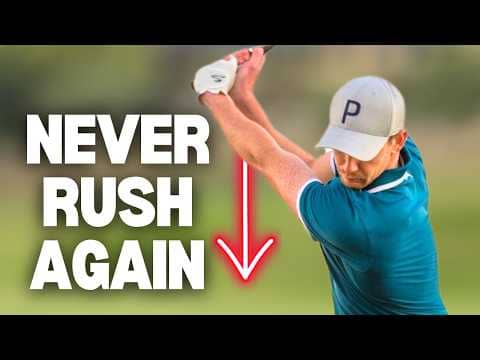 STOP RUSHING YOUR DOWNSWING – Easy Drill for a Smooth Golf Swing