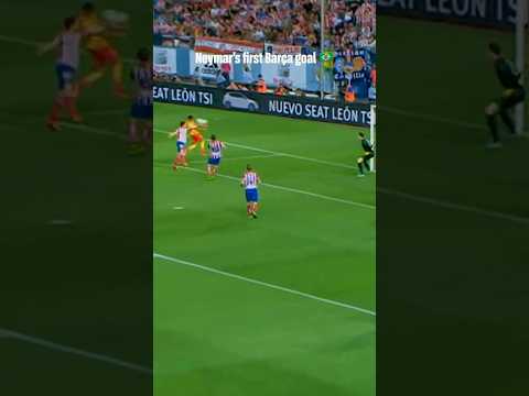 Neymar’s first Barça goal… against Atlético 🇧🇷🔥 #shorts #fcbarcelona #football