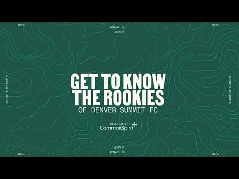 GET TO KNOW THE ROOKIES OF DENVER SUMMIT FC