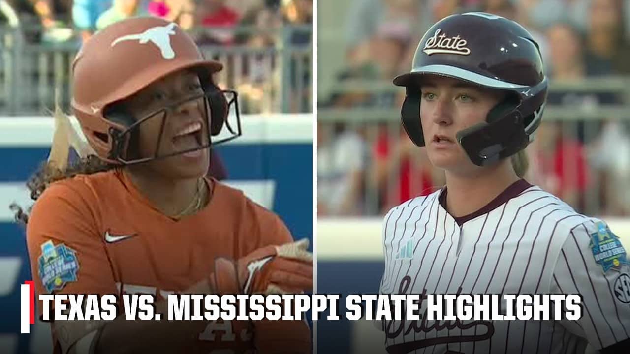 ELIMINATION GAME 🥎 Texas vs. Mississippi State | Full Game Highlights | Women's College World Serie