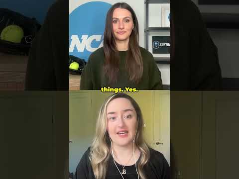 Previewing the college softball player of the year race 🥎 #shorts