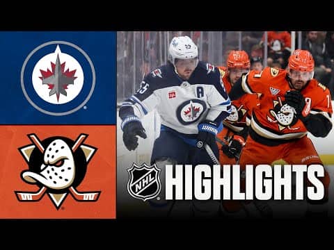 NHL Highlights | Jets vs. Ducks | November 09, 2025
