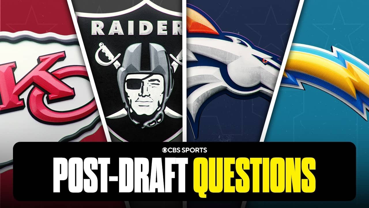 Biggest post-draft questions for every AFC West team 🤔 | Raiders, Chiefs, Broncos, Chargers