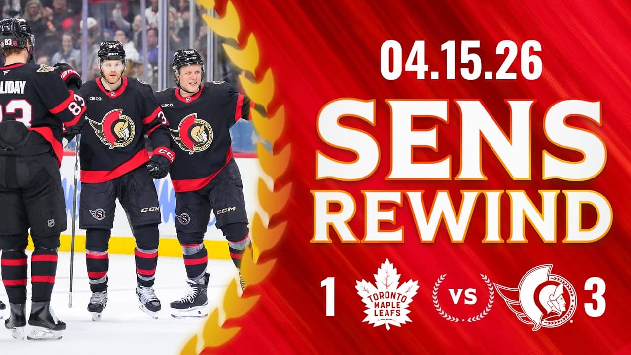 Sens Wrap Regular Season With Win vs Leafs