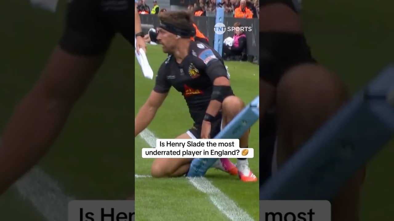 Henry Slade has been on absolute fire for Exeter all season. 📈 #englandrugby #premrugby #rugby