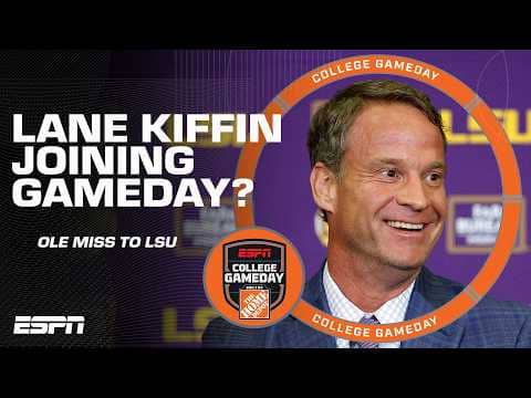 Lane Kiffin SKIPS out on GameDay... 'Our questions will have to wait' 👀 | College GameDay