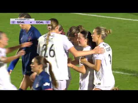 Goal: Sarah Weber ties the game with fourth-career goal