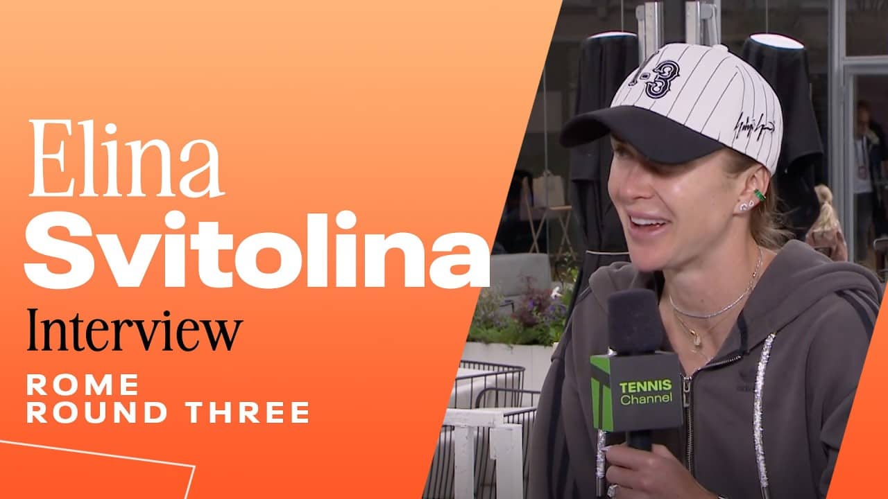 Elina Svitolina on "Special" Roland Garros Ceremony to Honor Gael Monfils | 2026 Rome