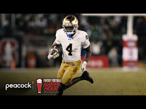 Can anyone challenge Jeremiyah Love as top rookie? | Fantasy Football Happy Hour | NFL on NBC