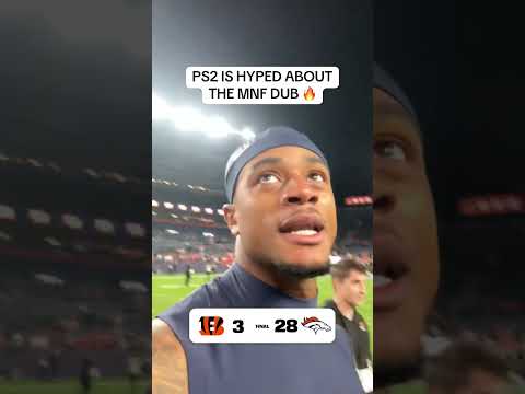 Pat Surtain II after Denver’s MNF win