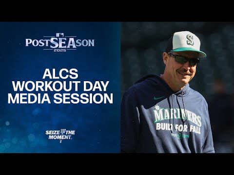 Mariners ALCS Workout Day News Conference: Dan Wilson