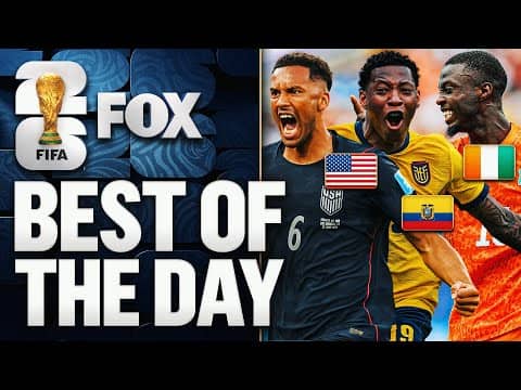 Sweden, Ecuador Late DRAMA & Türkiye Stuns USA Matchday 15 ⭐️ 2026 FIFA World Cup™ Best Moments