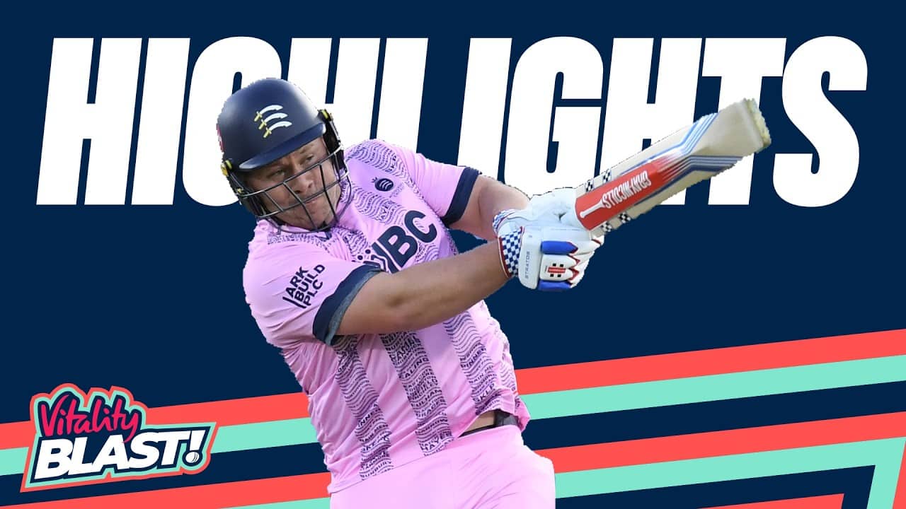 Holden & De Caires Smash 10 Sixes | Sussex Sharks v Middlesex - Highlights | Vitality Blast 2026