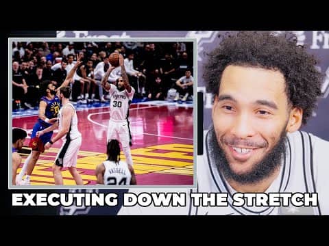 Julian Champagnie on Executing Clutch Plays Late in Denver