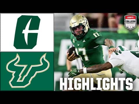 Charlotte 49ers vs. South Florida Bulls | Full Game Highlights | ESPN College Football