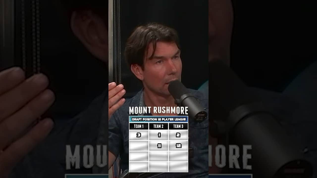 Jerry O Connell Mount Rushmore of Fantasy Draft positions