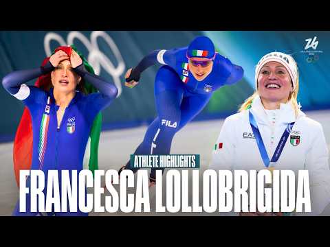 Golden Performance of a Lifetime! Francesca Lollobrigida at #MilanoCortina2026 Athlete Highlights 🇮🇹