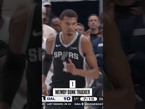 Wemby turned opening night into a dunk contest!