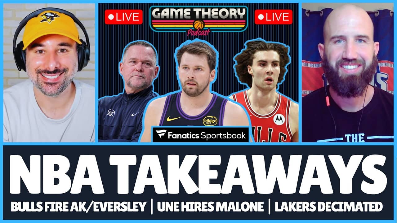 UNC Hires Malone | Bulls FIRE Karnisovas/Eversley | Lakers Decimated | Game Theory Podcast