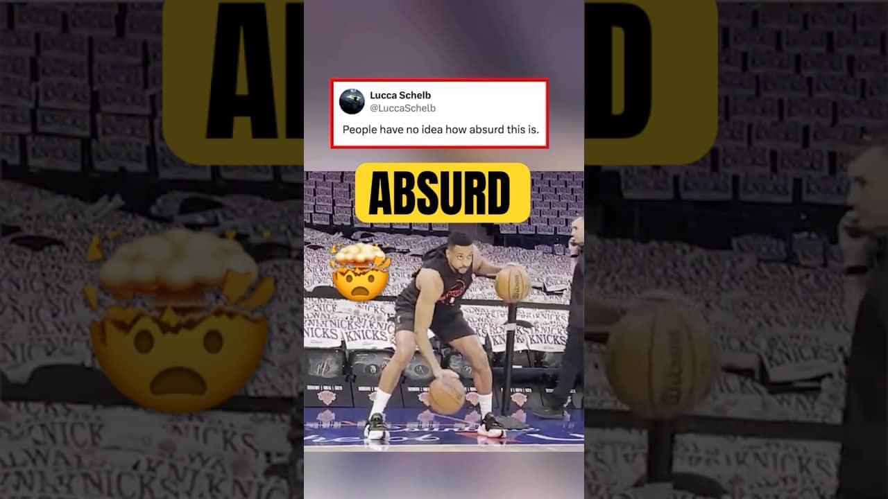 CJ McCollum has INSANE dribble routine 🤯😳