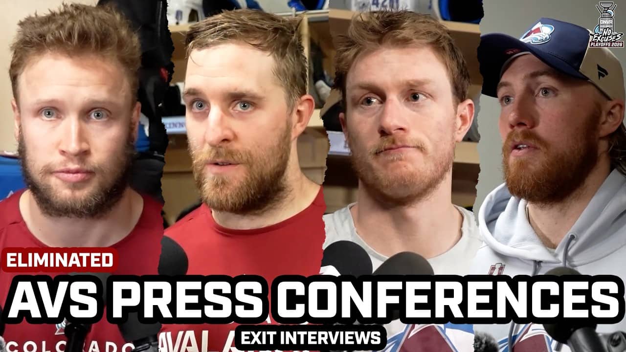 Logan O'Connor & Avs Room SAD & EMOTIONAL After "WASTED" Season & Being SWEPT By Vegas in Round 3