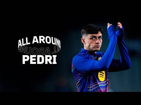 ALL AROUND PEDRI | FC Barcelona vs PSG 🔵🔴