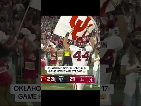 It was the longest active streak in the FBS 😮