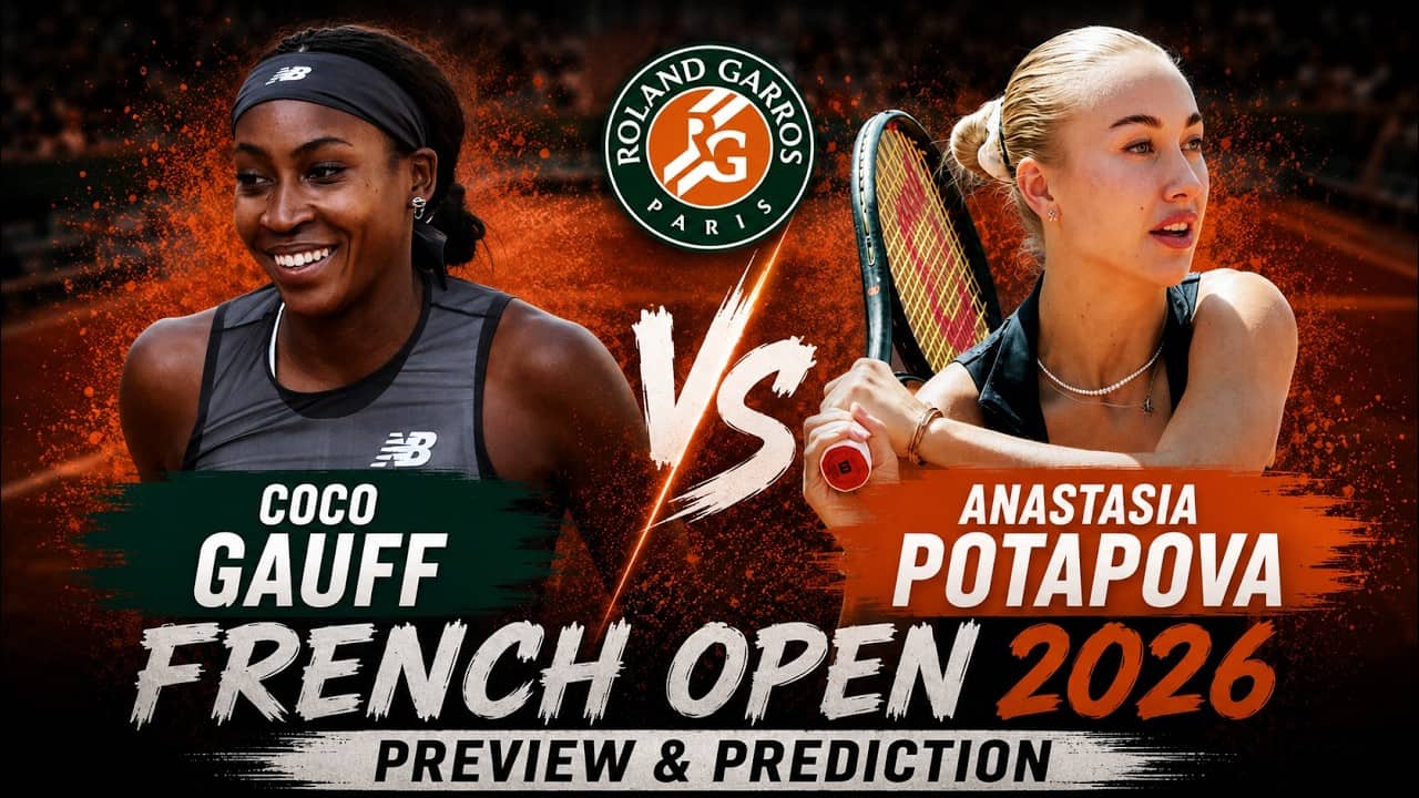 Coco Gauff vs Anastasia Potapova | French Open Round 4 | Roland Garros 2026 | Preview & Prediction