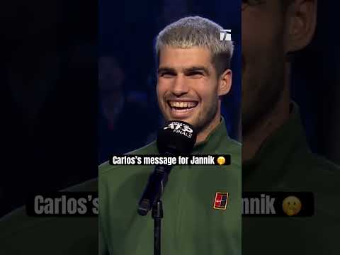 Carlos Alcaraz is READY for more in 2026 😏 #tennis #tennistournament #tennisplayer