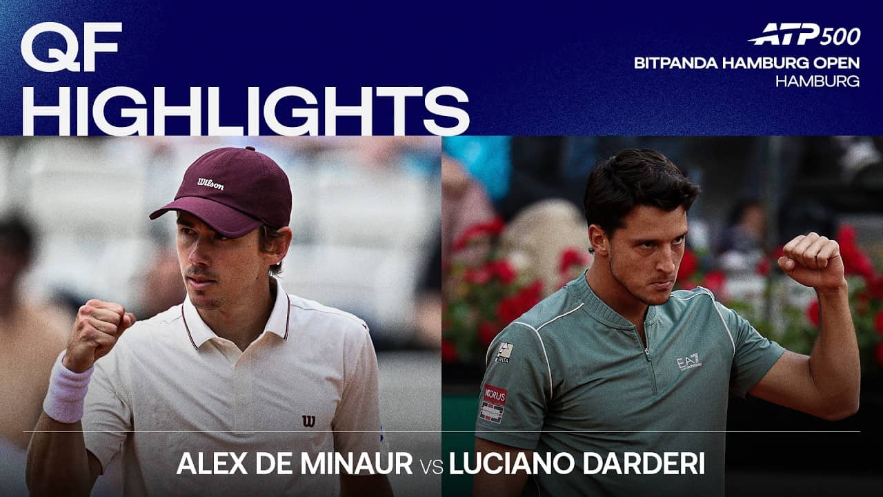 Alex de Minaur vs Luciano Darderi Highlights | Hamburg 2026 Quarter-Final