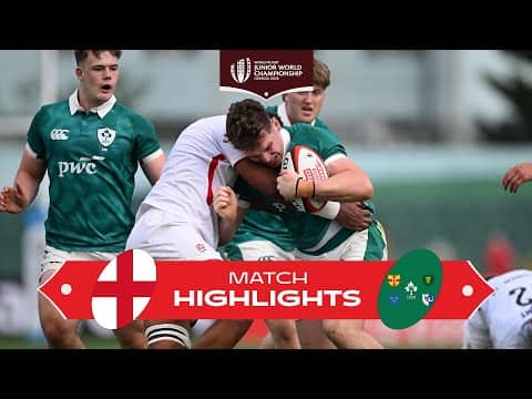 England v Ireland | World Rugby Junior Championship 2026 | Match Highlights