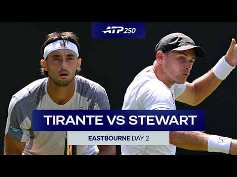 Thiago Agustin Tirante vs. Hamish Stewart Highlights | Eastbourne 2026 R1