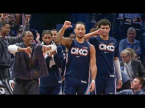 OKC bench wanted Alex Caruso to dunk that 😂